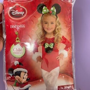 Disney Minnie Mouse bodysuit/ Christmas